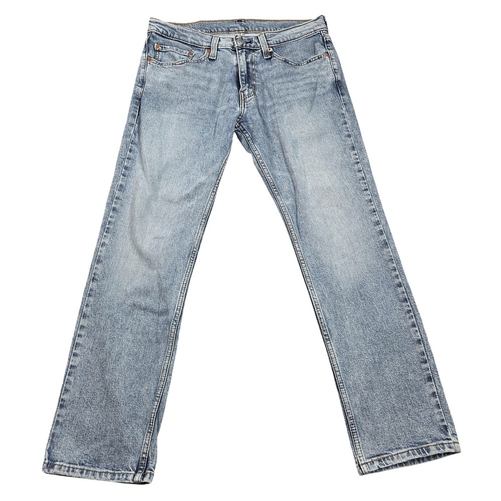 Levis 511 Jeans Mens 32x27 (tag 31x30) Light Wash Blue Slim Taper Stretch Denim